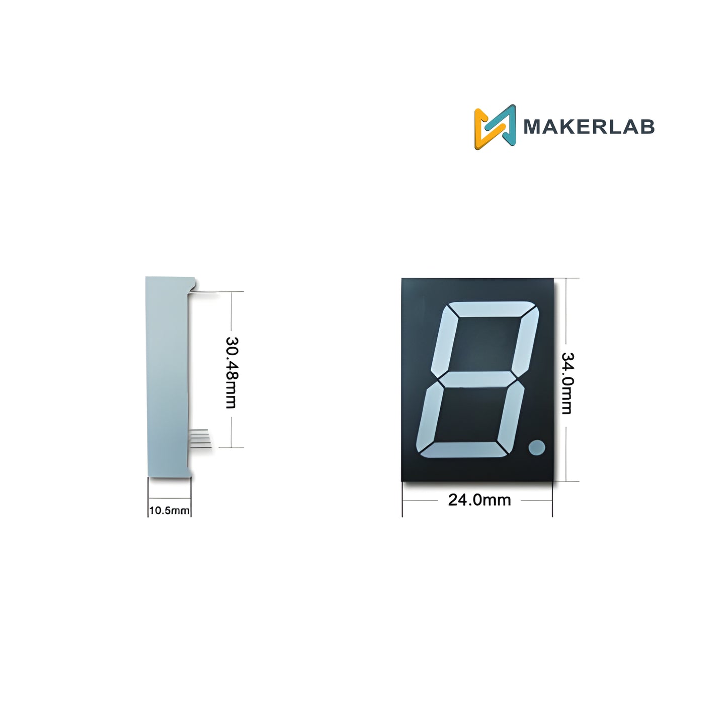1 inch 7 Segment Display Common Anode | SH1106BS