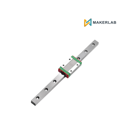 MGN12C Linear Rail Guide with MGN12C Stainless Steel Carriage Block for DIY, 3D Printers, CNC Routers Lathes Mills