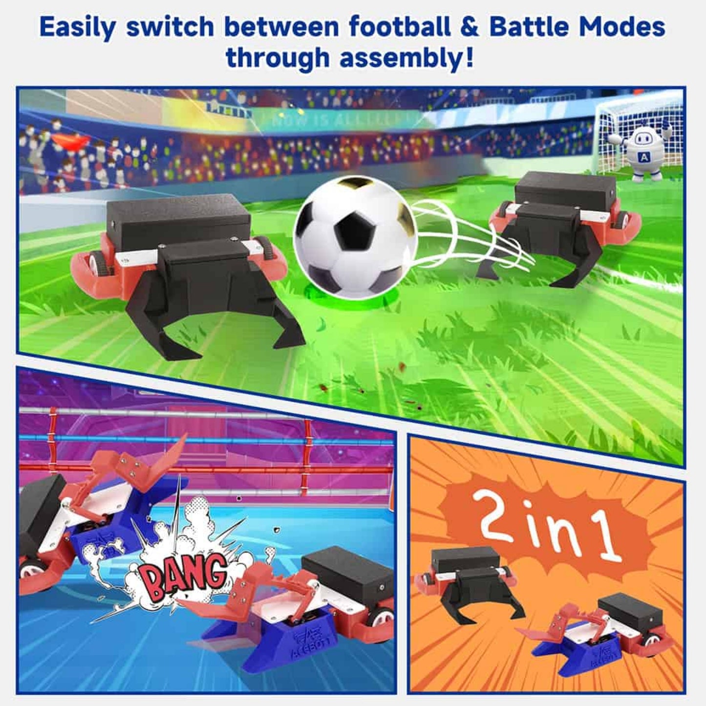 ACEBOTT Battlebolt Battle Car Kit and Battle Arena Kit