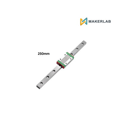 MGN12C Linear Rail Guide with MGN12C Stainless Steel Carriage Block for DIY, 3D Printers, CNC Routers Lathes Mills