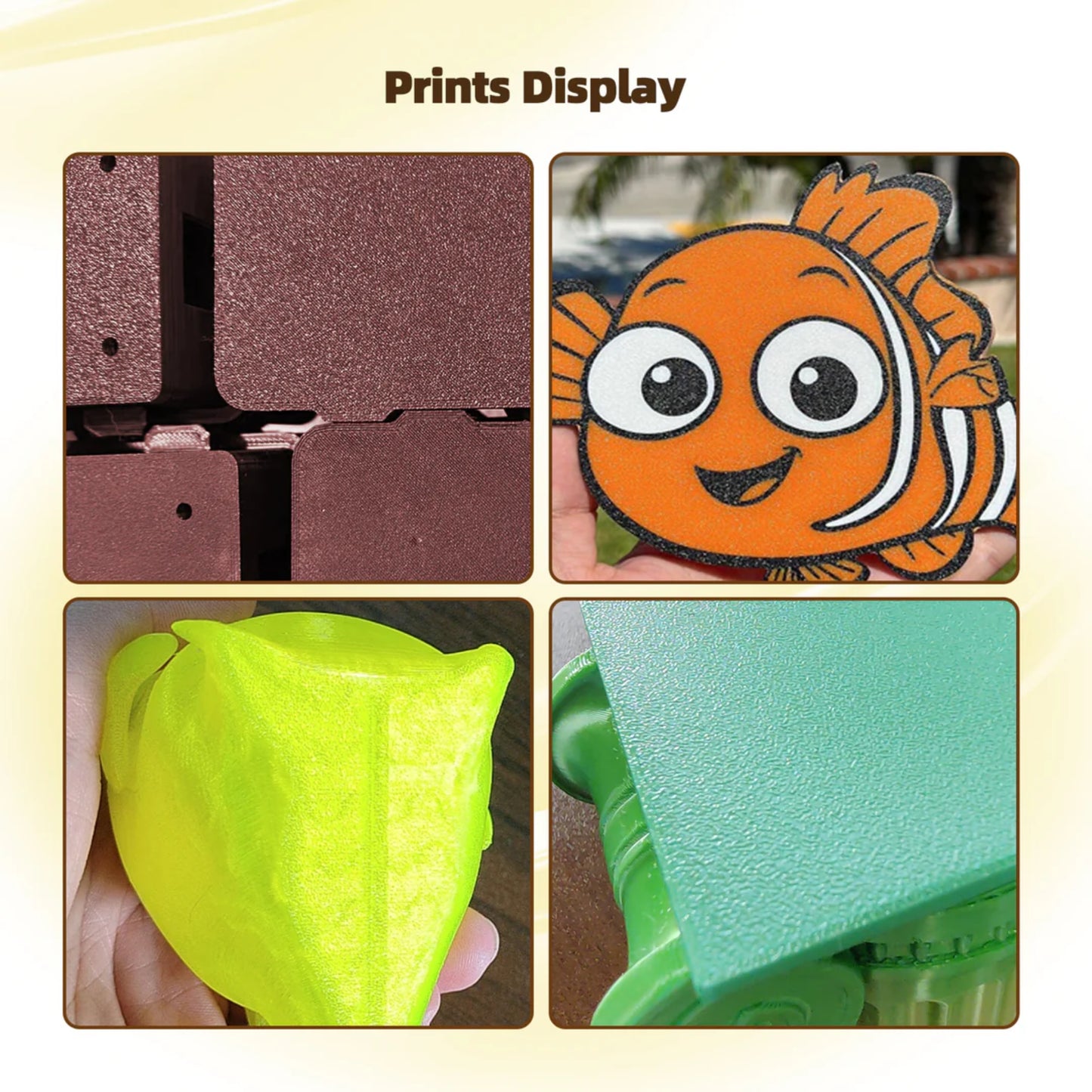 257*257mm Double Sided PEI Effect Sheet Plate for Bambu Lab P1, X1, A1 and Elegoo Centauri