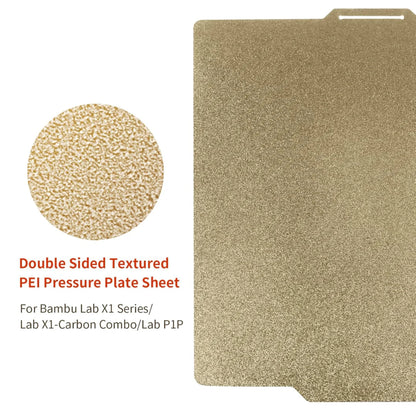 257*257mm Double Sided PEI Effect Sheet Plate for Bambu Lab P1, X1, A1 and Elegoo Centauri