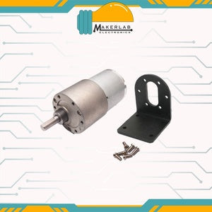 DC Gear Motor SGM37-550 | 37mm Brack__ 12V 175RPM+Bracket