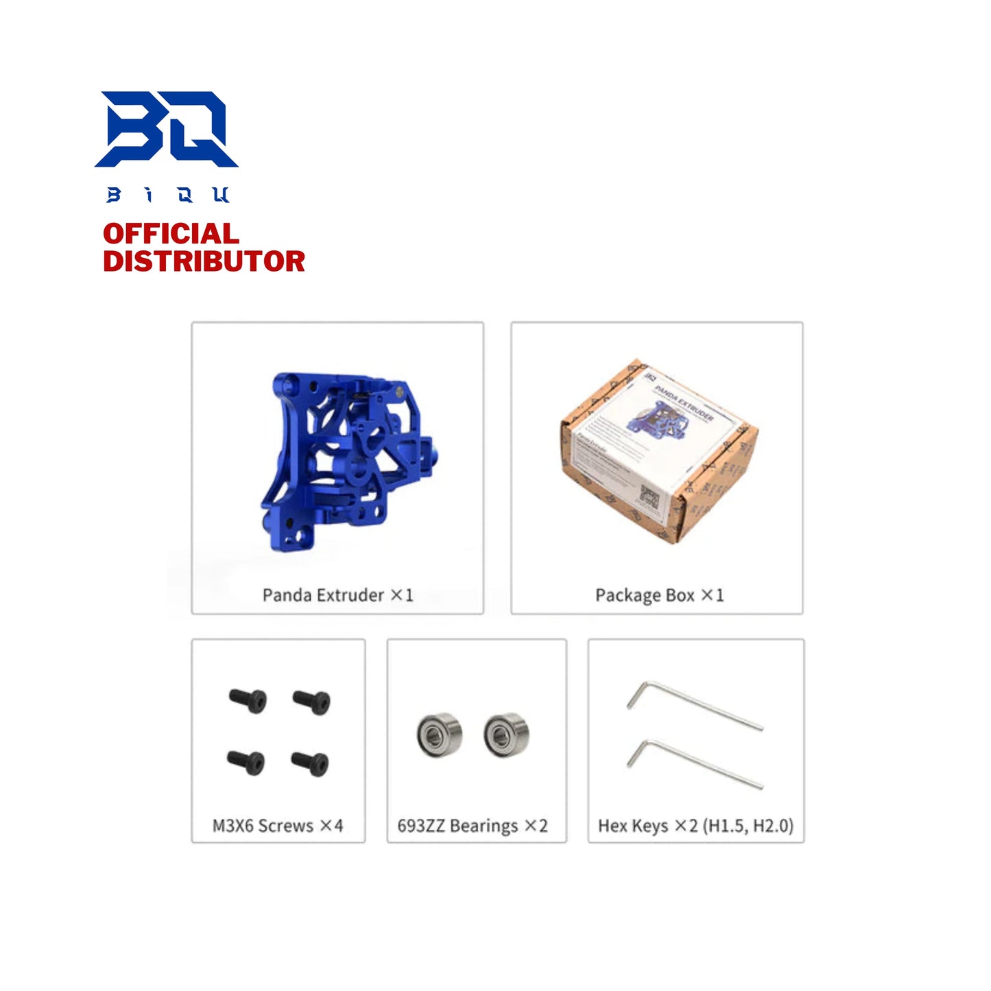 BIQU Panda Extruder CNC Hollow Carving, Extruder Housing