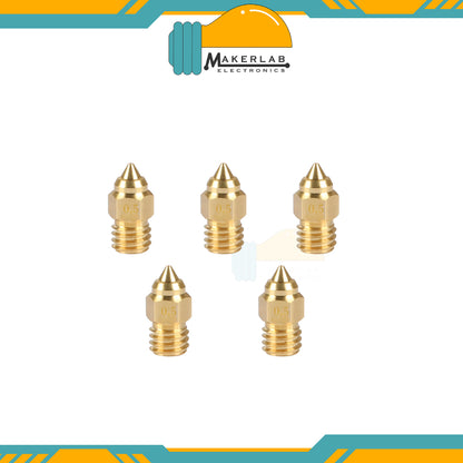 Creality MK Nozzle for 3D Printer MK Nozzle 0.8mm 0.6mm brass nozzle 5pcs per pack