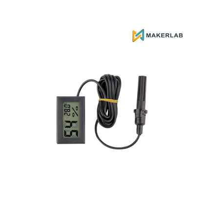 Mini LCD Digital Thermometer Hygrometer Tester Temperature Humidity Meter Black FY-12 | FY-10