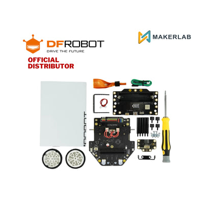 DFRobot Maqueen Plus V3 - STEM Educational micro:bit Robot with Matrix Laser Ranging (18650 Battery)