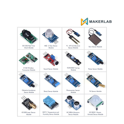 37 in 1 box | 16 in 1 box Sensor Kit for Arduino
