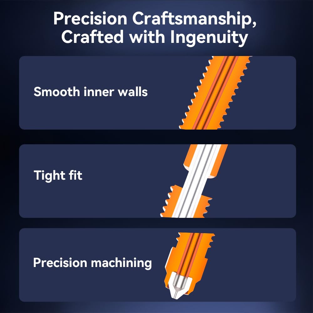 Creality Unicorn Quick-Swap 0.4mm 0.6mm 0.8mm Nozzle Kit for K2 Plus, Hi 3D Printer