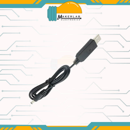 WiFi to Powerbank Cable DC 5V to 9V USB Cable Boost Converter Step-up Cord for Wifi Router Modem