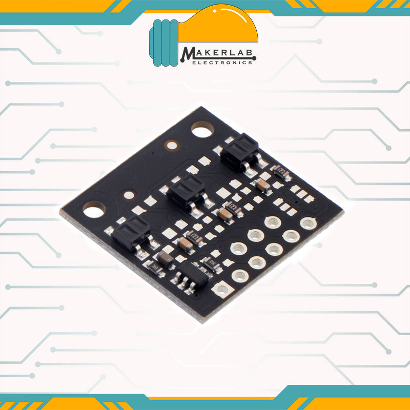 Pololu QTR-MD-03RC | QTR-MD-05RC Reflectance Sensor Array: 3-Channel | 5-Channel, 8mm Pitch, RC Output
