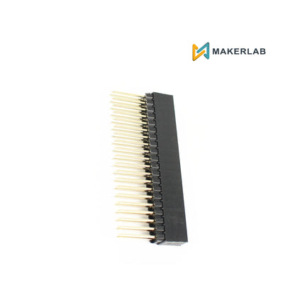2X20 2.54mm Long Female Header pin