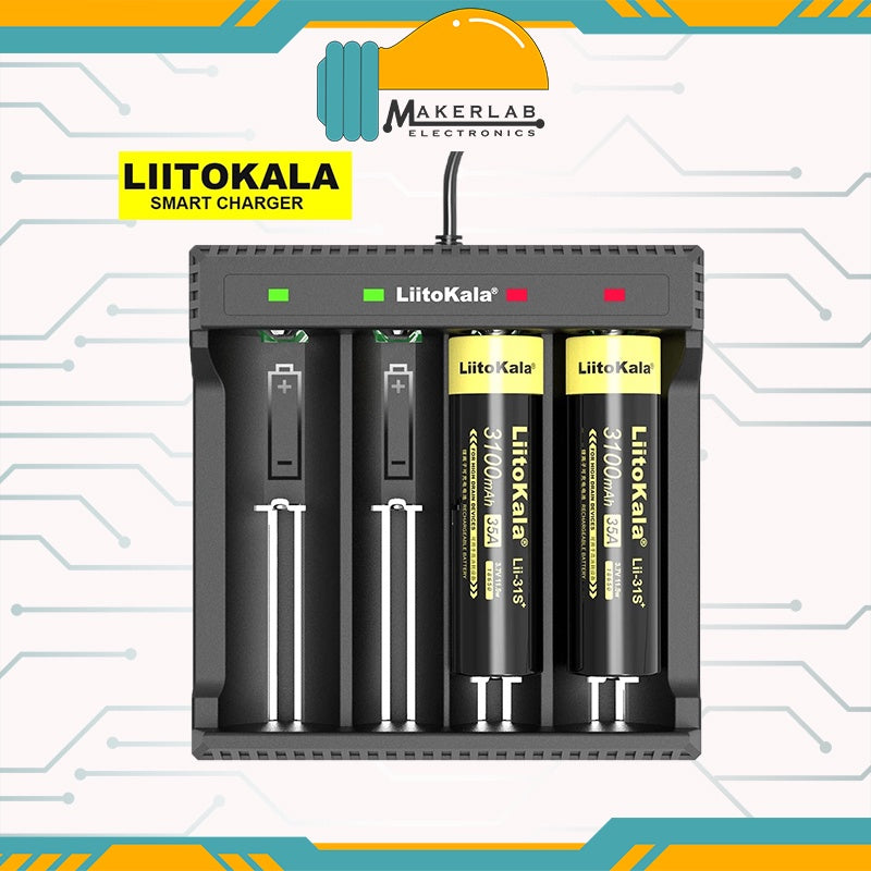 LiitoKala Lii-L2/Lii-L4 Battery Charger 26650 21700 18650 18350 14500