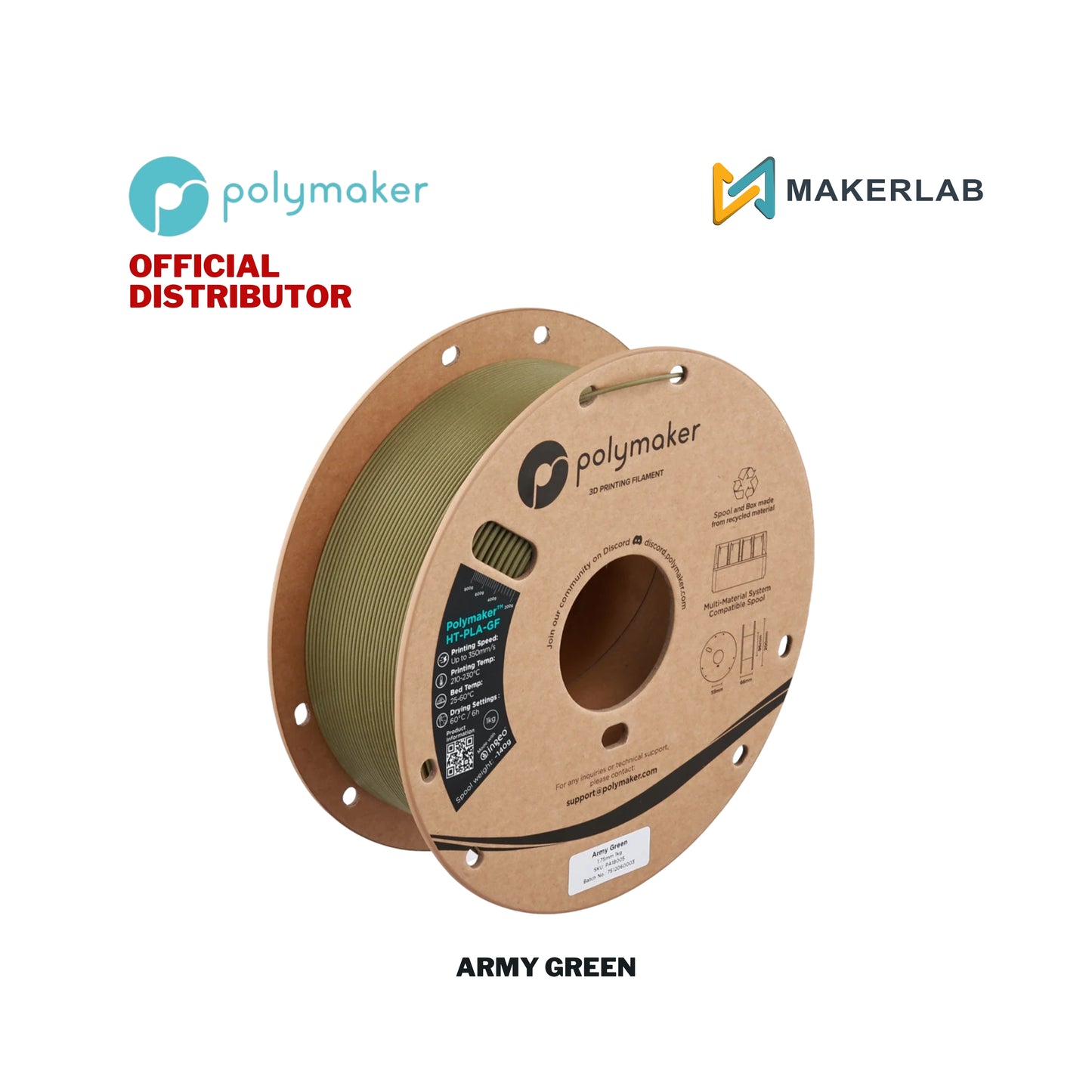 Polymaker HT-PLA-GF Filament