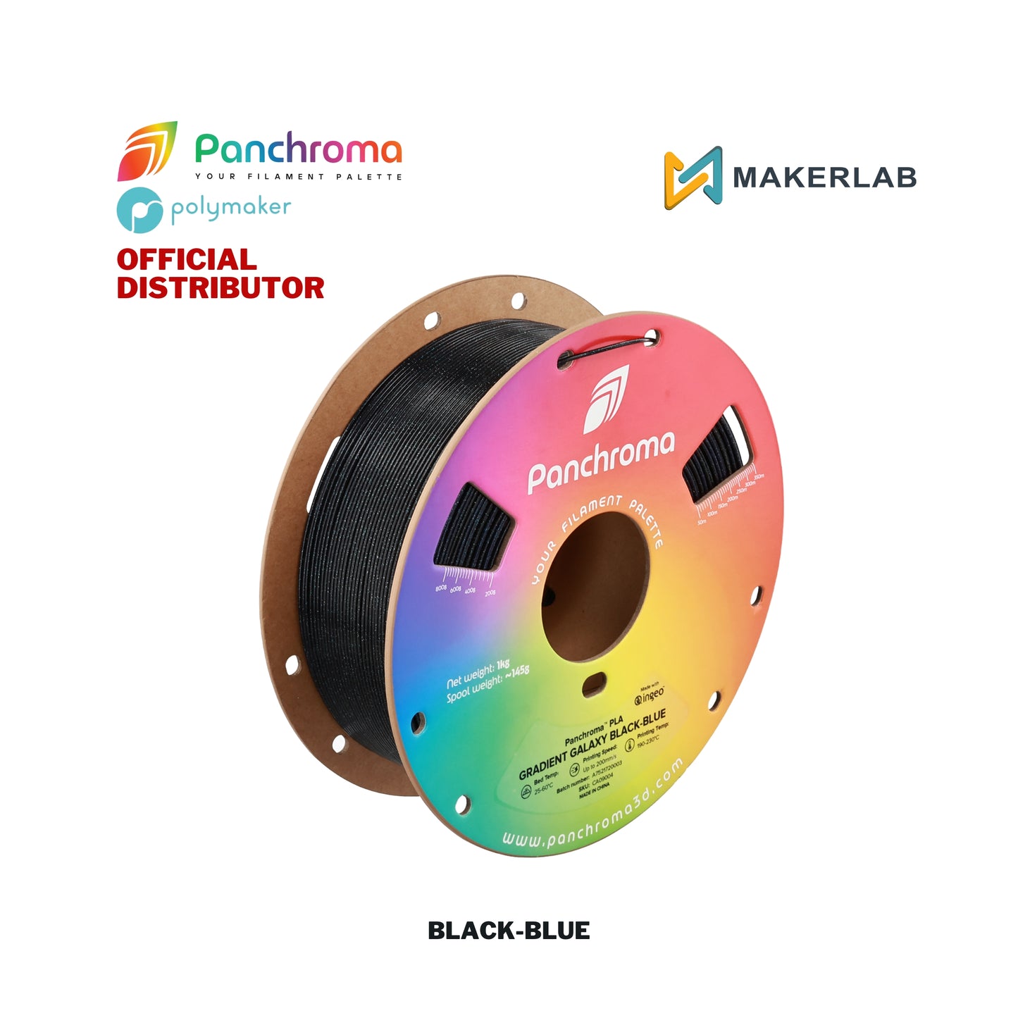Polymaker Panchroma Gradient Galaxy PLA Filament