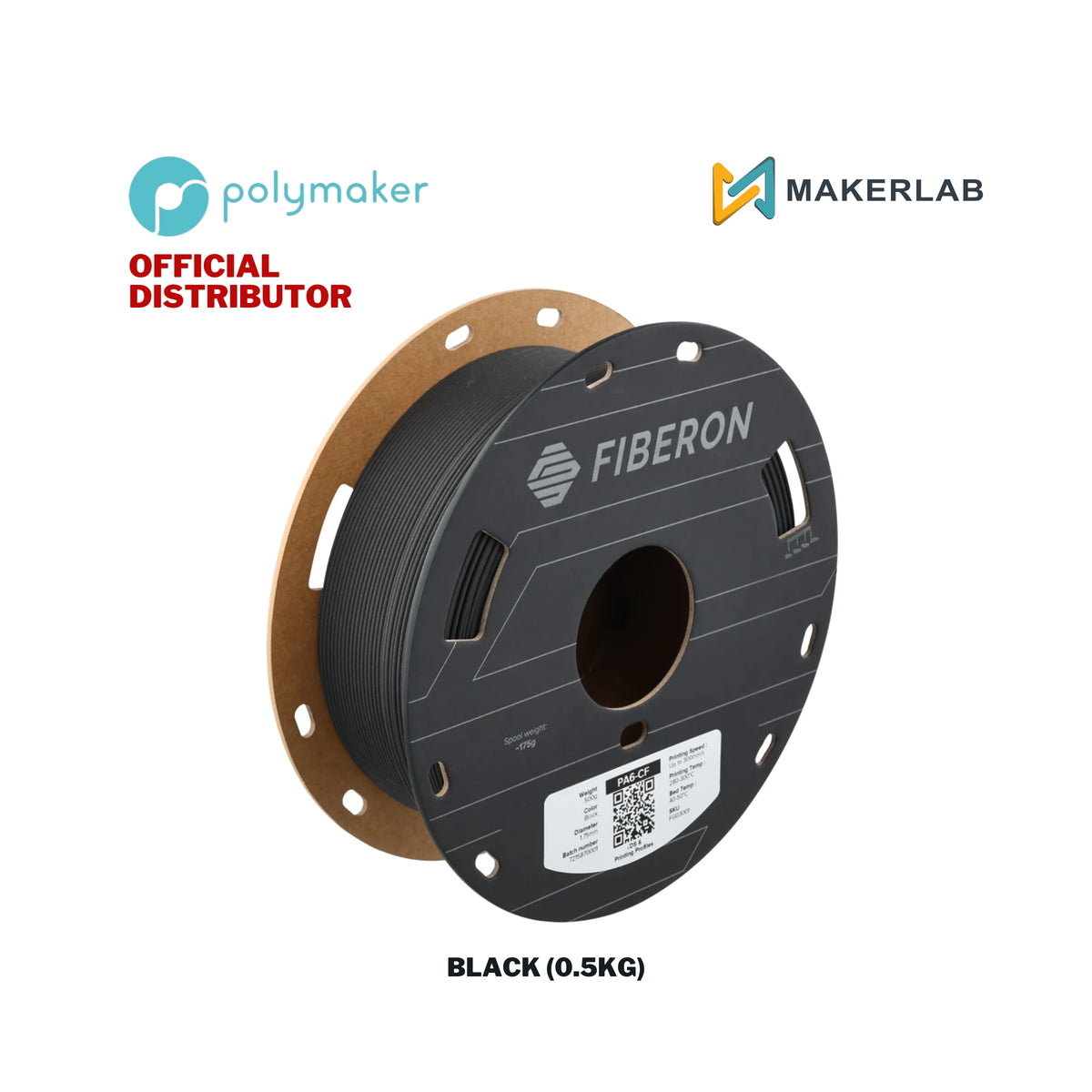 Polymaker Fiberon PA6-CF20 (Formerly PolyMide™ PA6-CF)