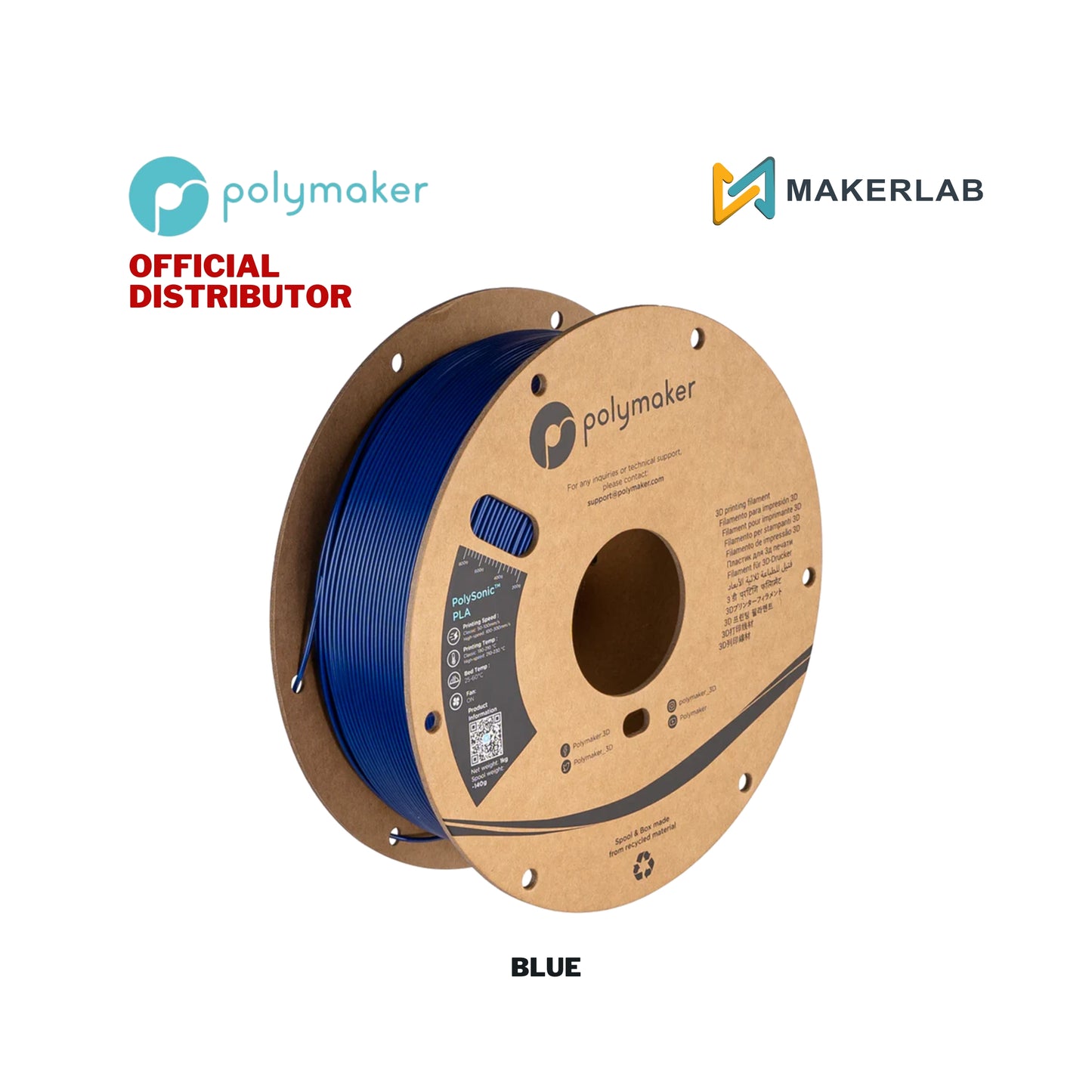 Polymaker PLA Filament (Formerly Polysonic)