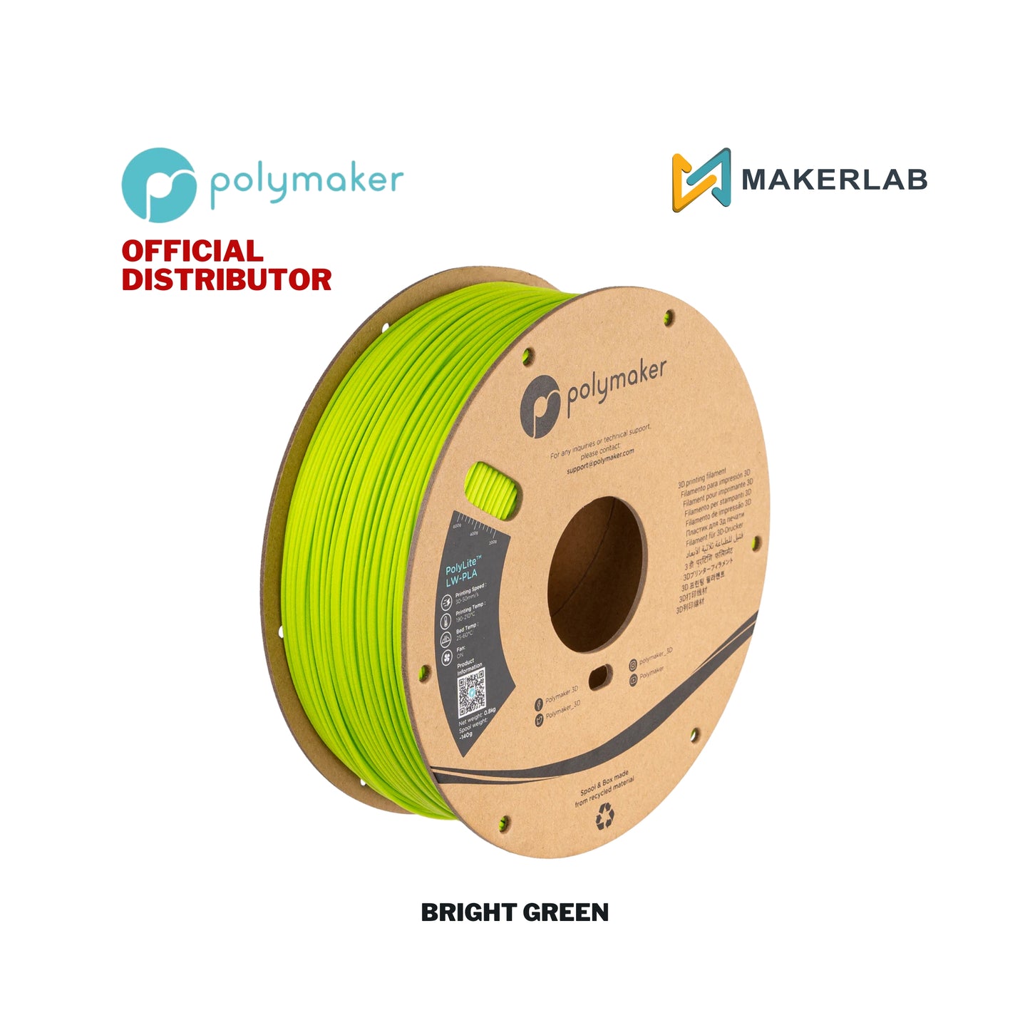 Polymaker PolyLite LW-PLA Filament
