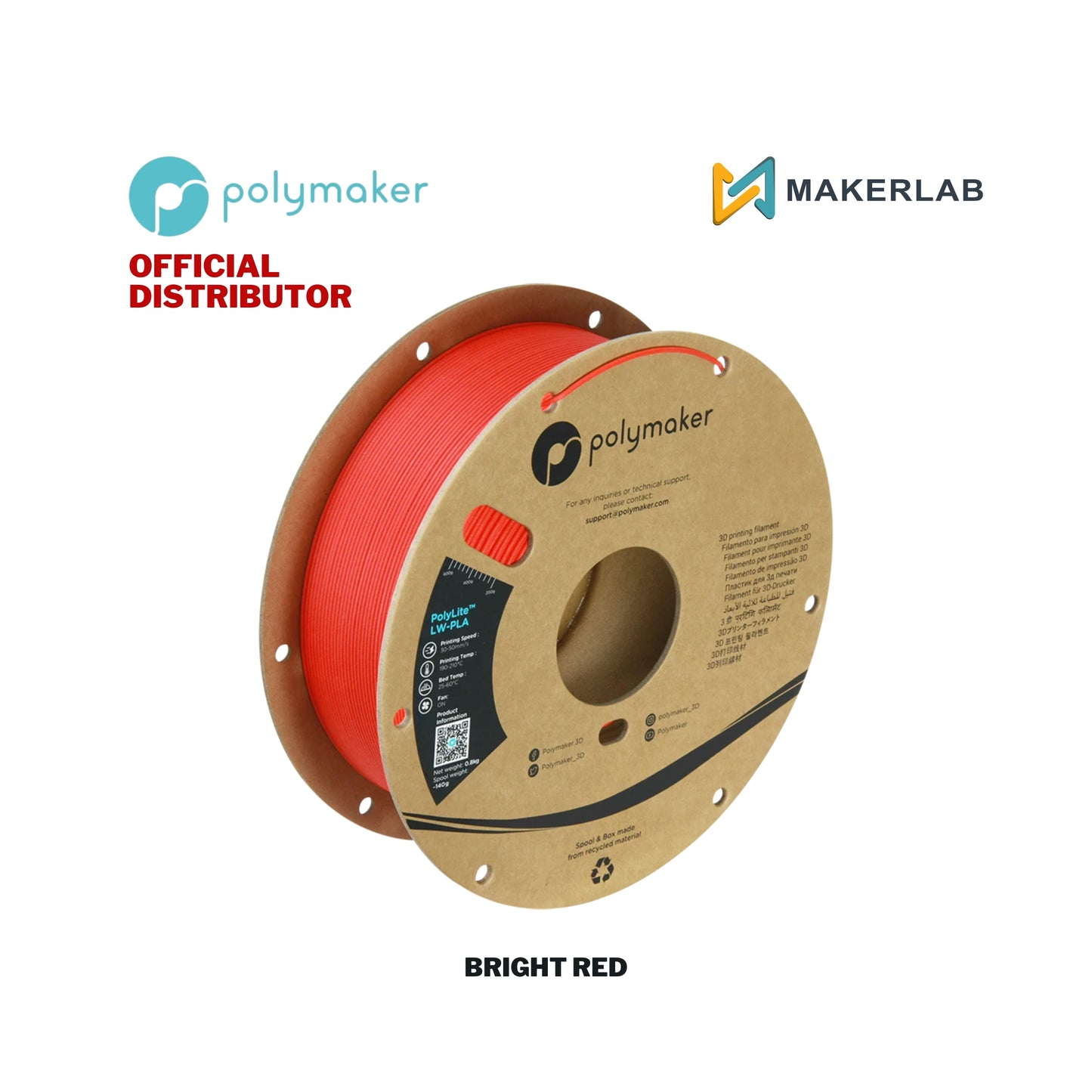 Polymaker PolyLite LW-PLA Filament