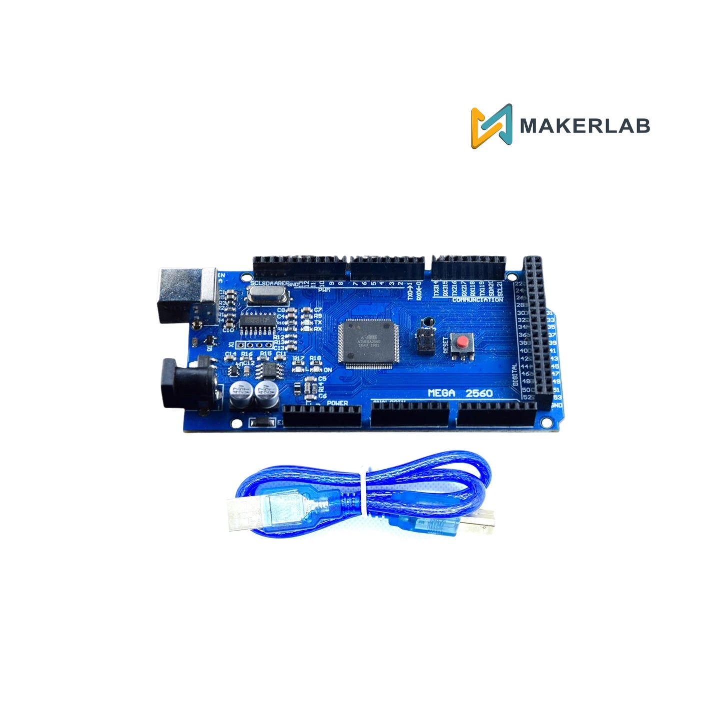 Mega ATmega2560-16AU R3 CH340G based on Arduino® with cable