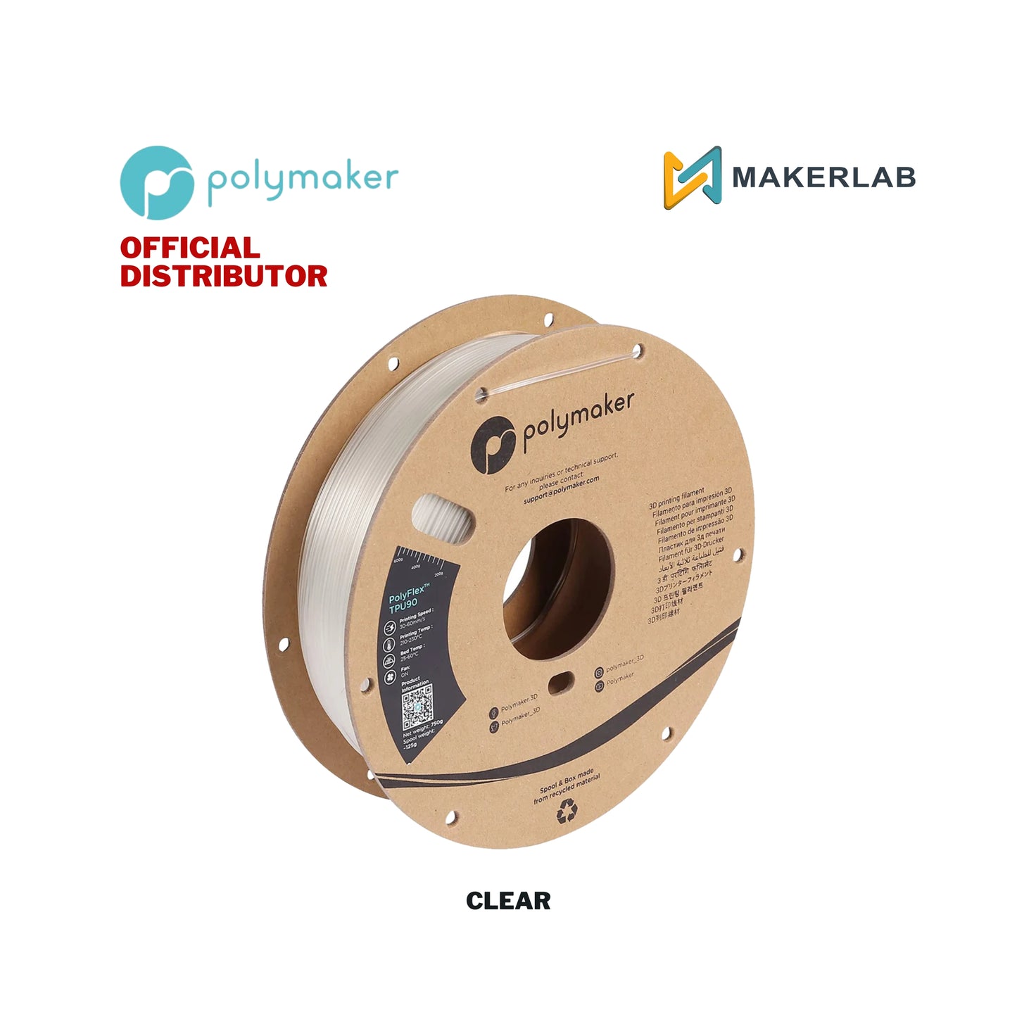 Polymaker PolyFlex TPU90 Filament