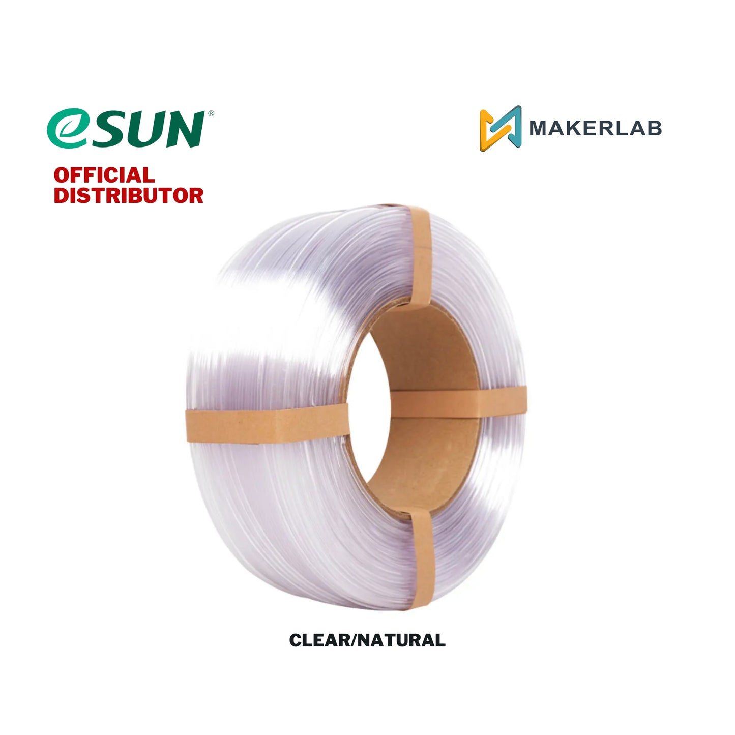 eSUN Refilament PETG 3D Printer Filament 1.75mm 1KG Adaptable Bambu Lab