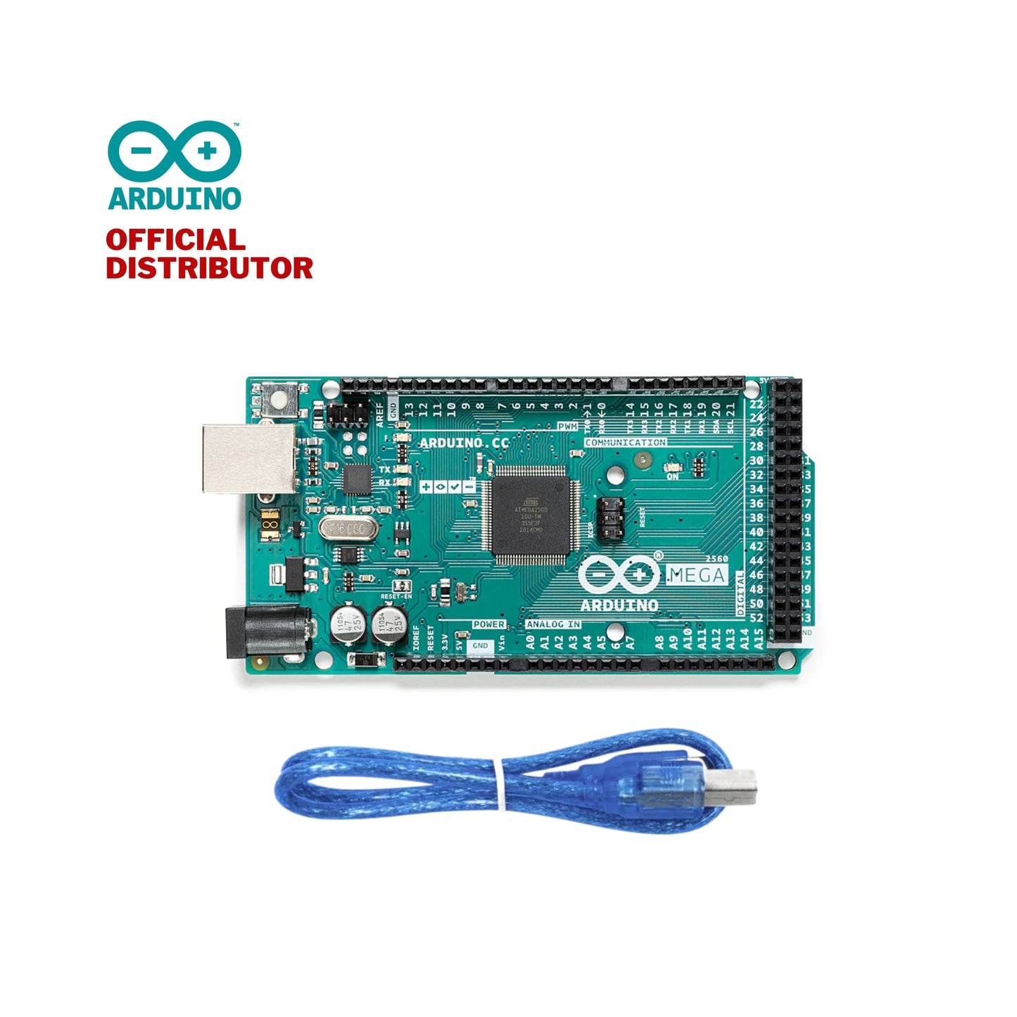 Arduino Mega 2560 R3 Italy With Cable