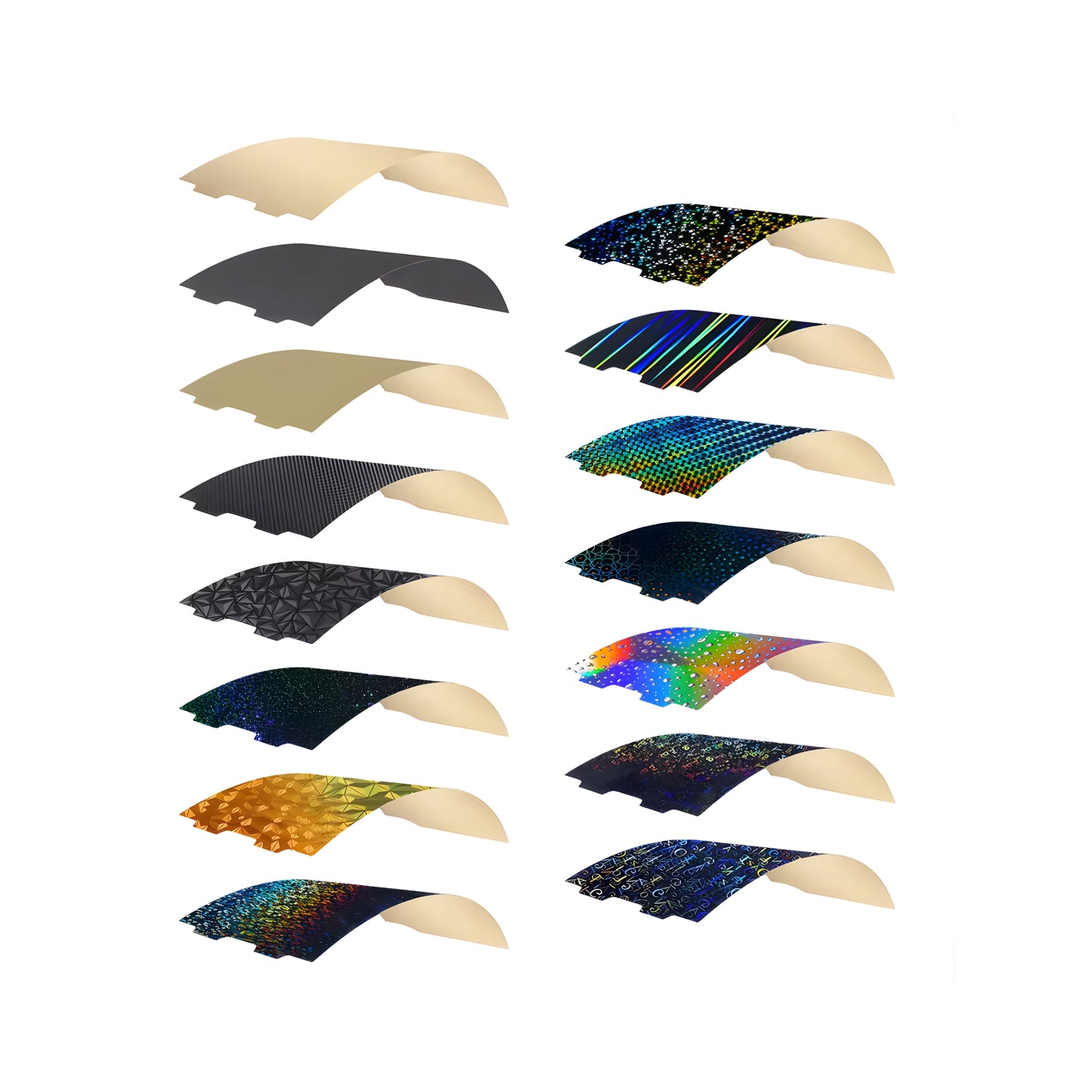 184*184mm Double Sided Holographic Effect Sheet Plate for Bambu Lab A1 Mini