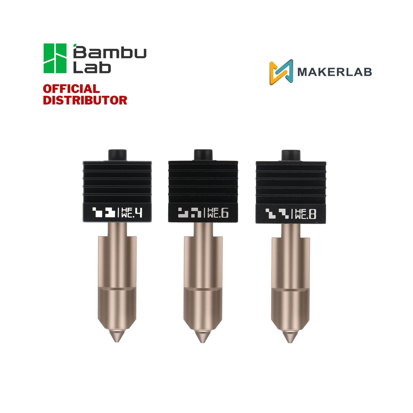 Bambu Lab High Flow Hotend with Tungsten Carbide Nozzle for H2 Series