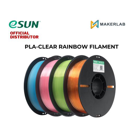 Esun PLA-Clear Rainbow Filament
