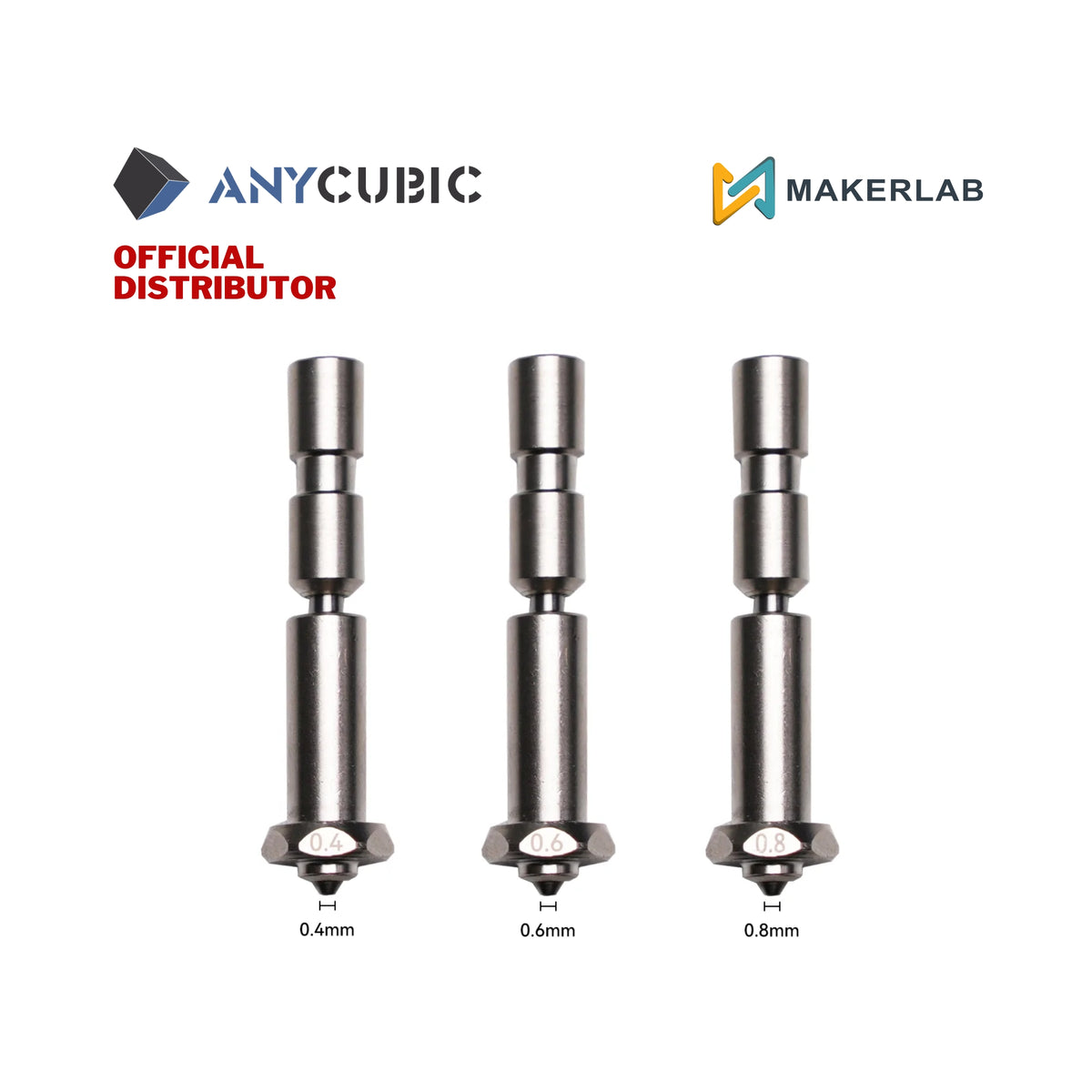 Anycubic Stainless Steel Nozzle for Kobra 3 Max