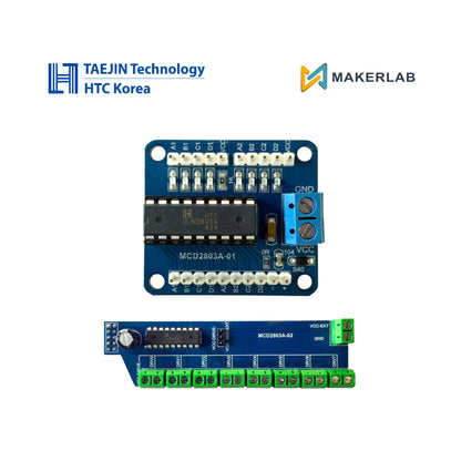 Taejin HTC Korea ULN2803A Pin Header | Screw Terminal Stepper Motor Driver Module