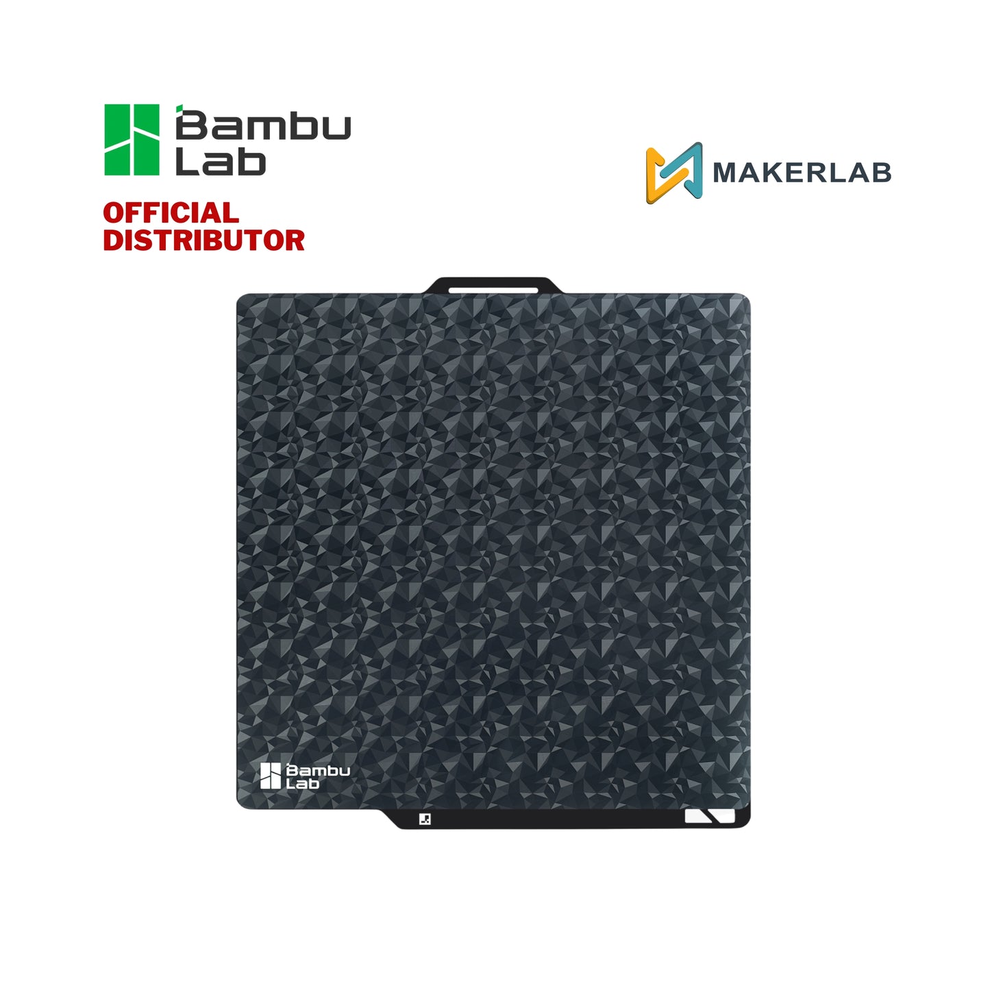 Bambu Lab 3D Effect Sheet Plate 256x256mm for A1, P1, and X1 Series