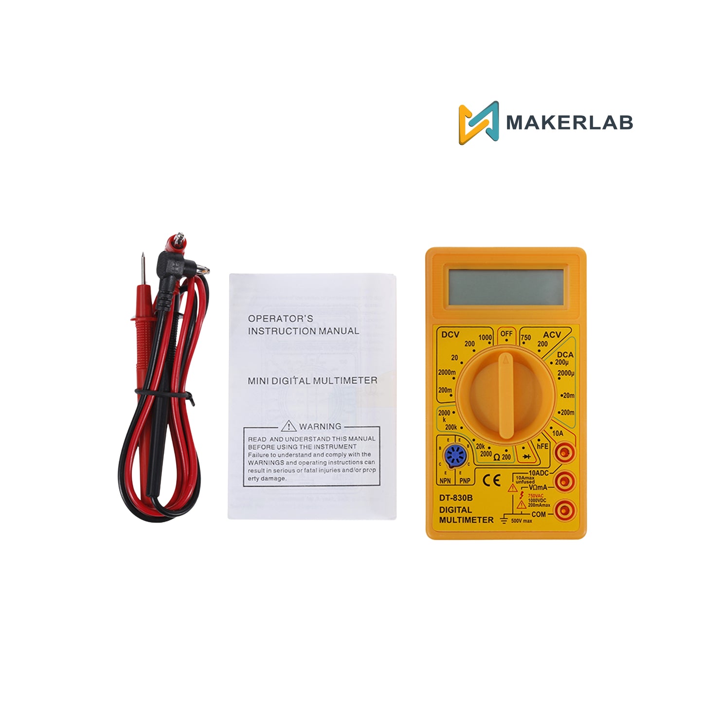 DT-830B / DT-830D Digital Multimeter LCD AC/DC 750/1000v Mini Portable Multimeter for OHM Voltmeter