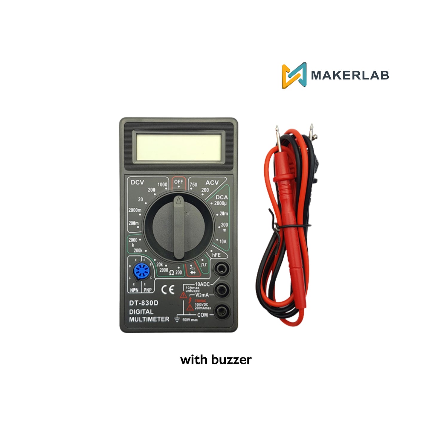 DT-830B / DT-830D Digital Multimeter LCD AC/DC 750/1000v Mini Portable Multimeter for OHM Voltmeter