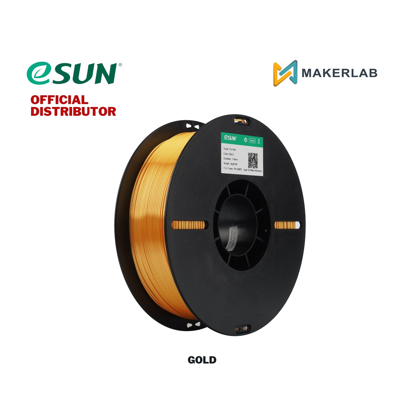 eSUN Silk PLA 3D Printer Filament 1.75mm 1KG
