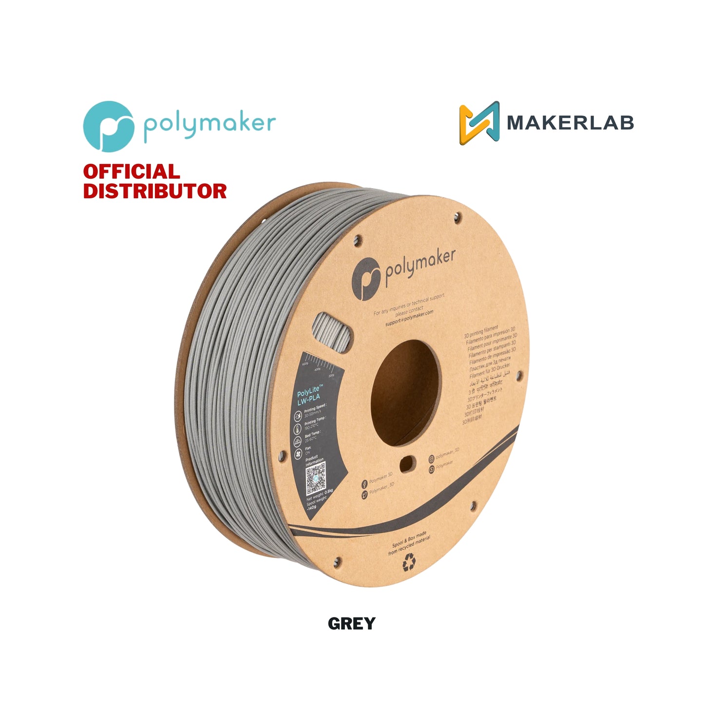 Polymaker PolyLite LW-PLA Filament