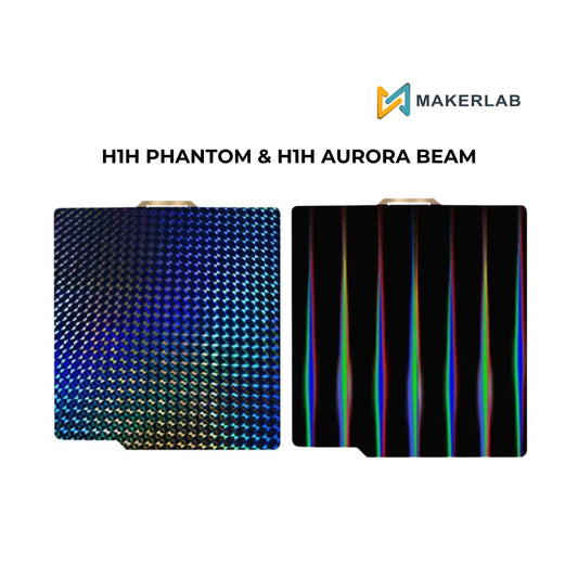 257*257mm Holographic Effect Sheet Plate for Bambu Lab P1, X1, A1 and Elegoo Centauri