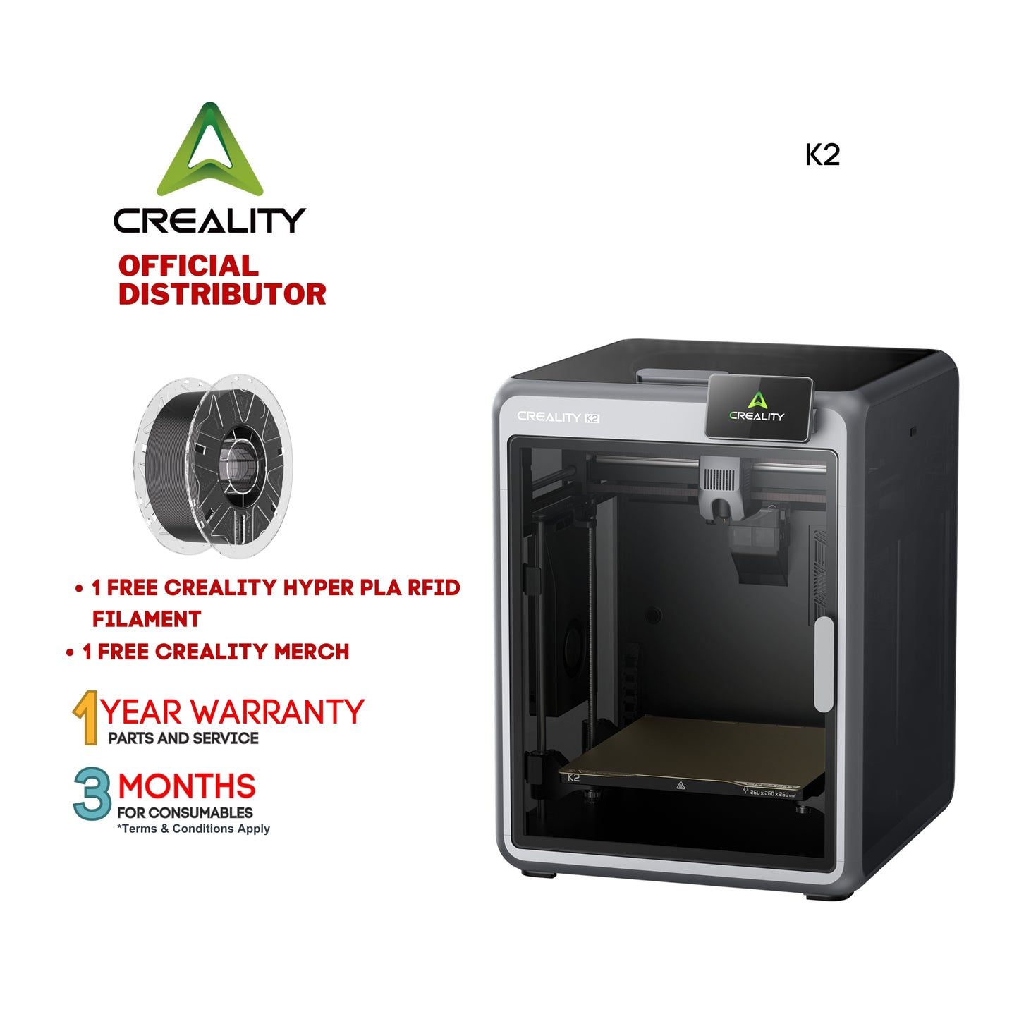 Creality K2 FDM 3D Printer
