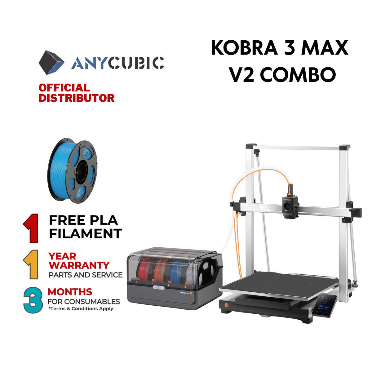 Anycubic Kobra 3 Max V2 Series
