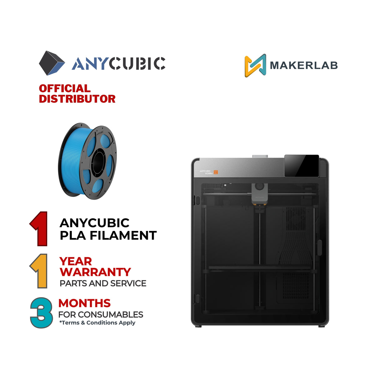 Anycubic Kobra S1 Max Series 3D Printer
