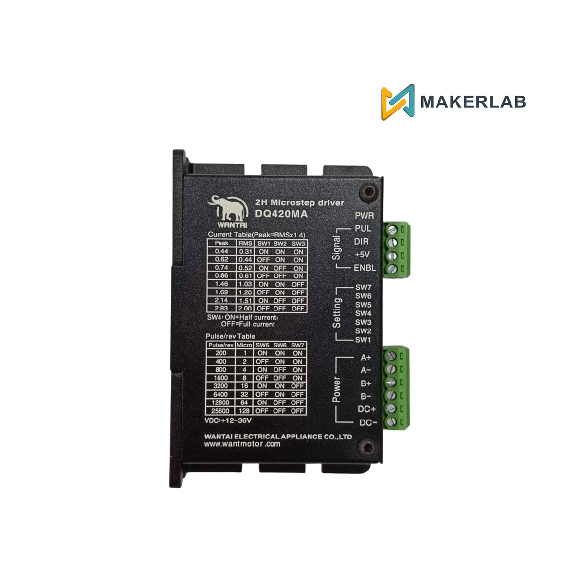 Stepper Motor Driver DQ420MA 2A