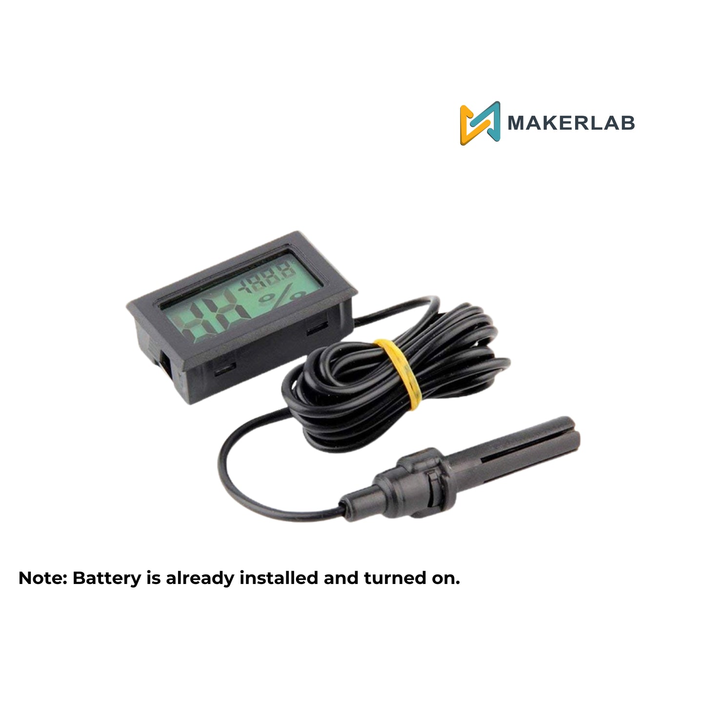Mini LCD Digital Thermometer Hygrometer Tester Temperature Humidity Meter Black FY-12 | FY-10