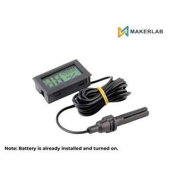 Mini LCD Digital Thermometer Hygrometer Tester Temperature Humidity Meter Black FY-12 | FY-10