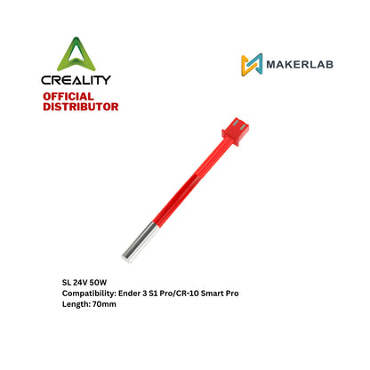 Creality Heater Cartridge | Heating Tube for Sermoon D1, CR10, Ender 5, Ender 3