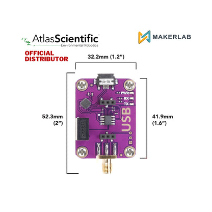 Atlas Gen 2 Electrically Isolated USB EZO™ Carrier Board