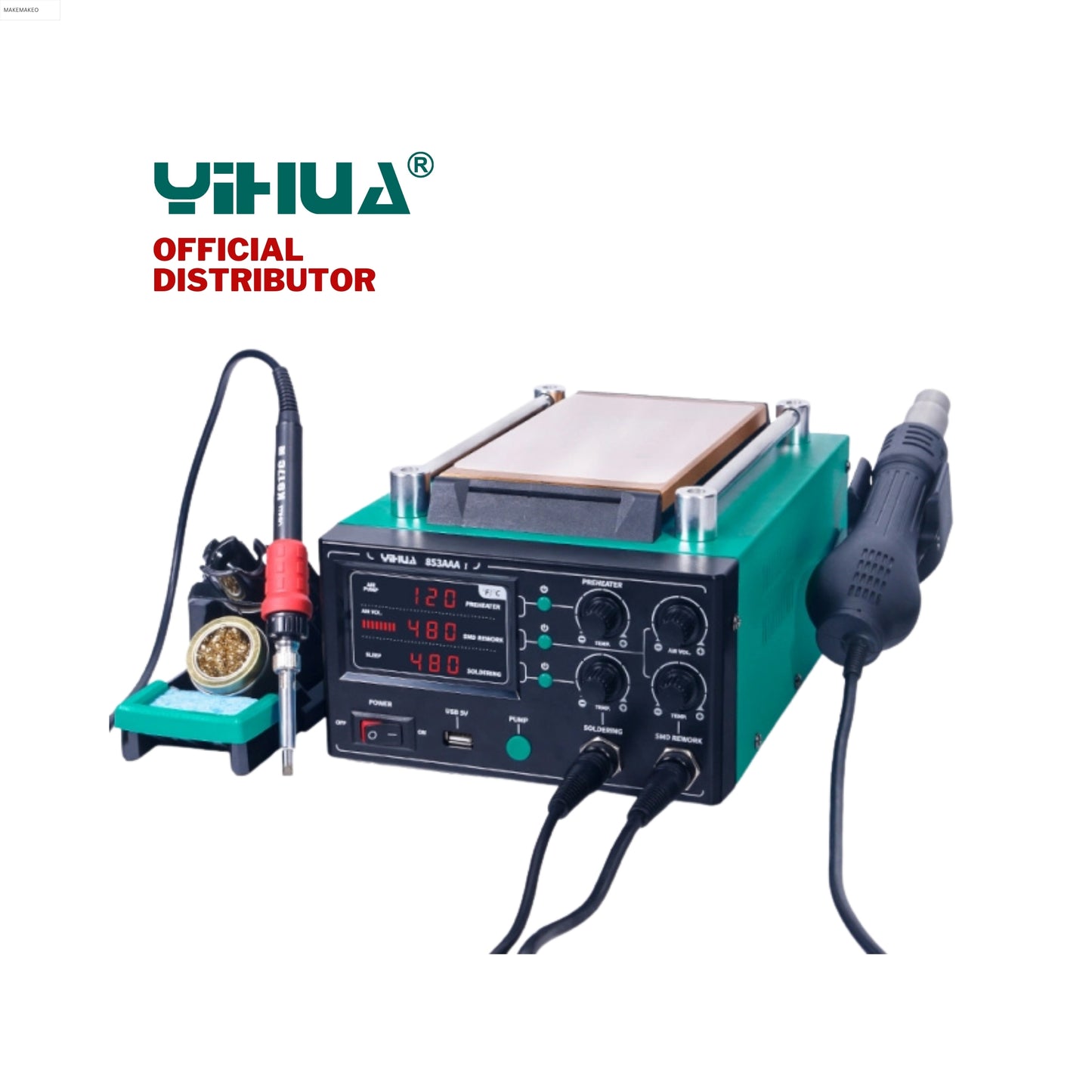 Yihua 853AAA-I 3 in 1 Rework Station Standard Version 110W