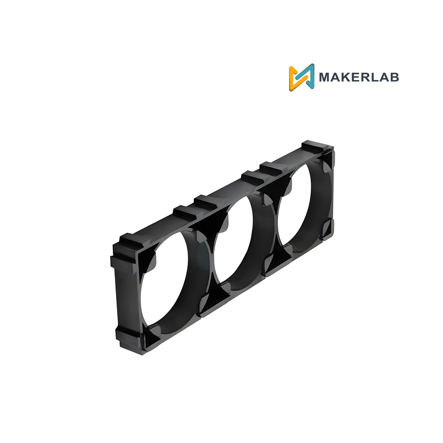 3 x 32650 Battery Holder with 32.35mm Bore Diameter
