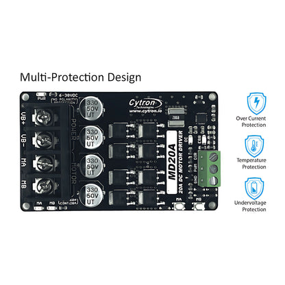 Cytron 20 Amp 6V-30V DC Motor Driver