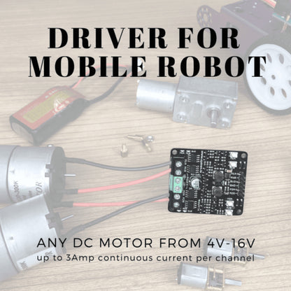 Cytron 3 Amp 4V-16V DC Motor Driver (2 Channels)